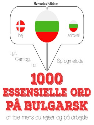 cover image of 1000 essentielle ord på bulgarsk